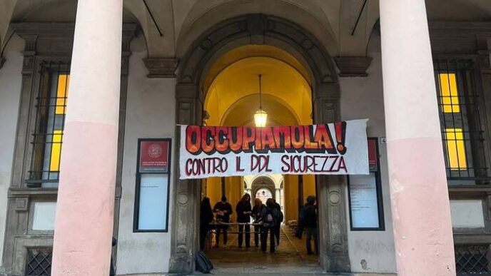 Protesta Universitaria A Bolog