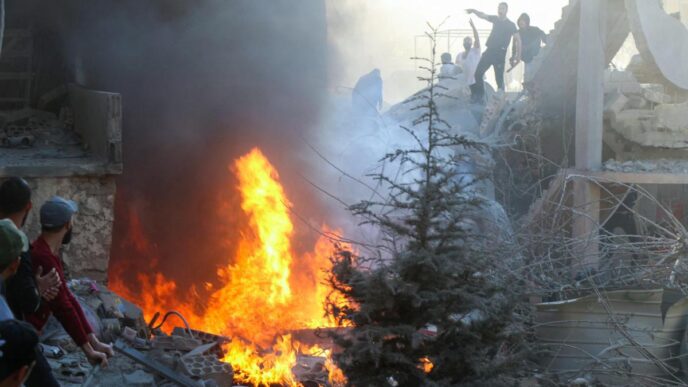Raid Aerei In Gaza E Attacco I