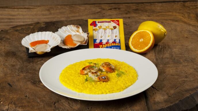 Risotto Alla Milanese3A Un Simb