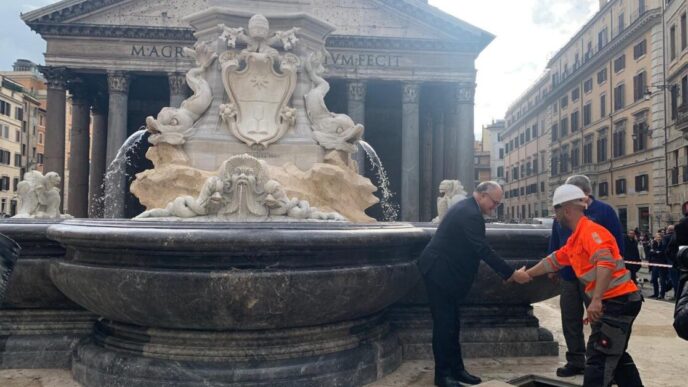 Roma Riaccende La Bellezza Del