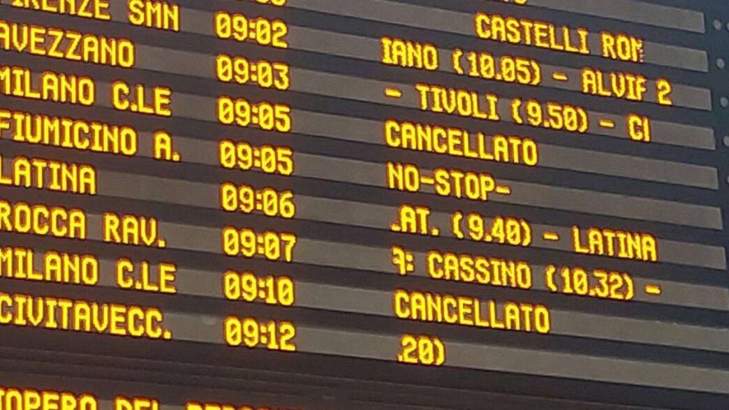Sciopero Nazionale Dei Ferrovi