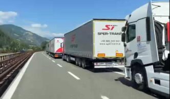 Traffico Bloccato Al Brennero3A