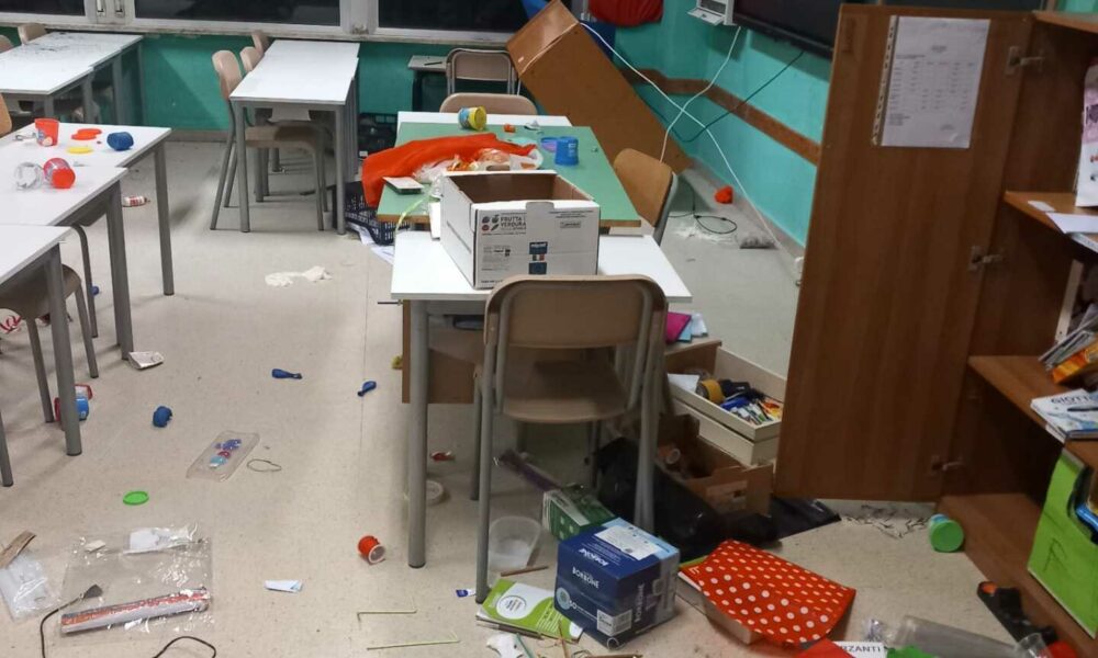 Vandalismo In Una Scuola Di La