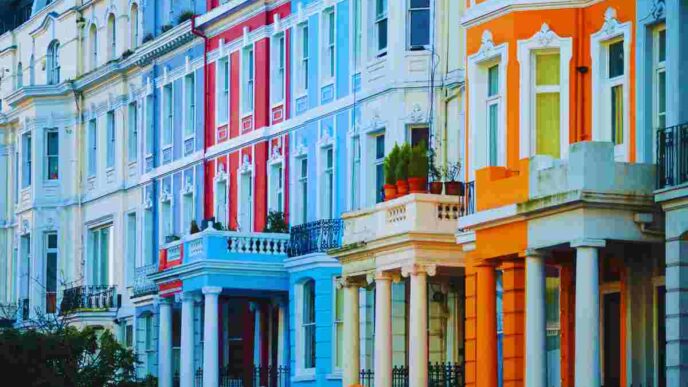 La Città Colorata In Italia