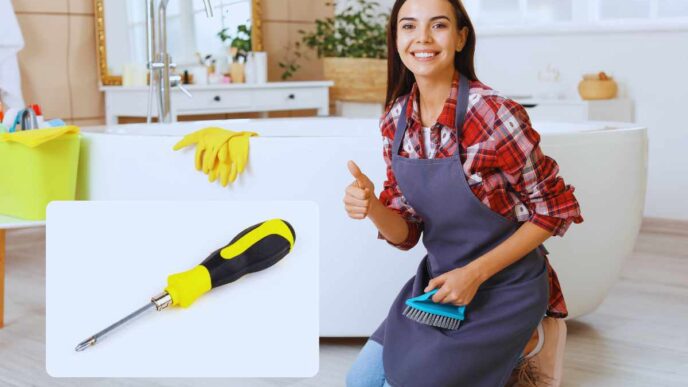 Pulire Il Bagno Con Il Trucco Del Cacciavite