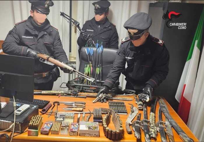 Arsenale In Casa3A Arrestato Un