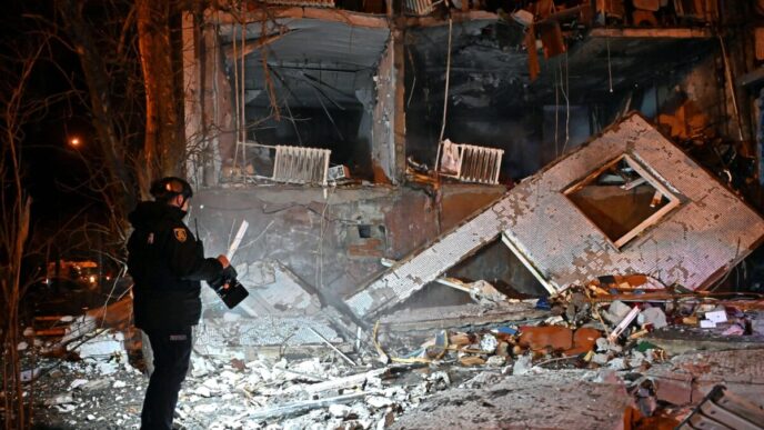 Attacchi Notturni In Ucraina3A