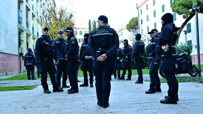 Blitz Delle Forze Dell27Ordine