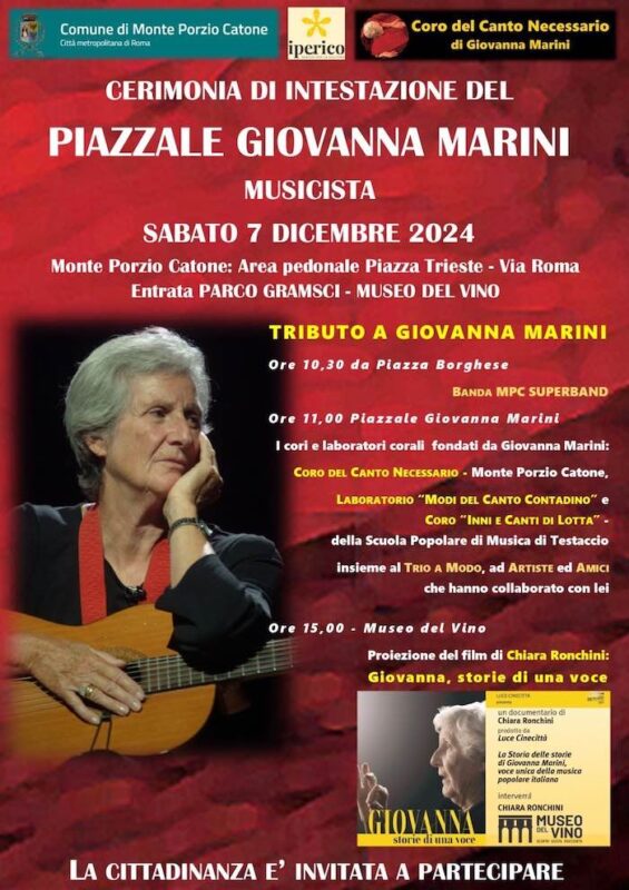 Celebrazioni Per Giovanna Mari