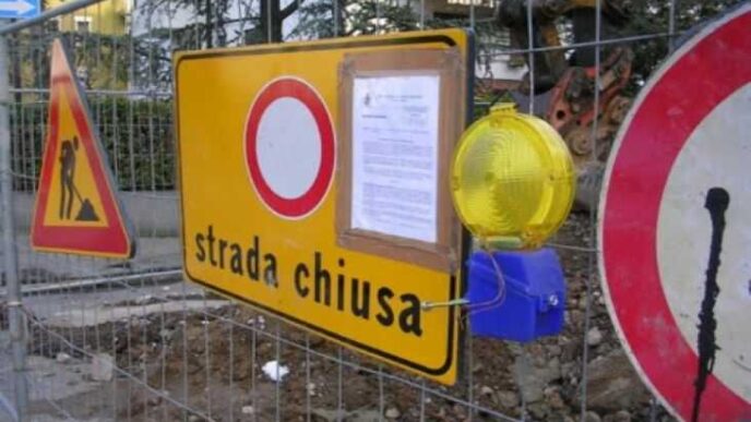 Chiusura Della Strada Provinci