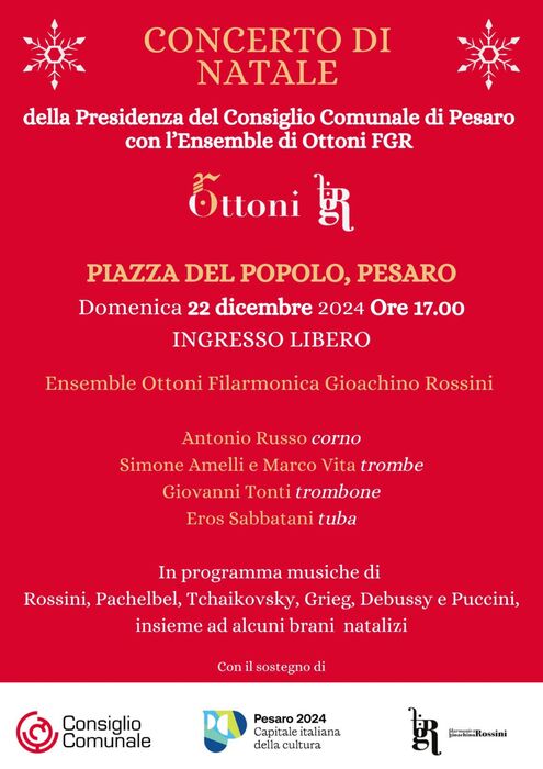 Concerto Di Natale A Pesaro3A L