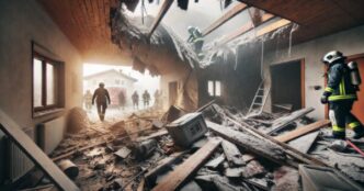 Esplosione In Un27Abitazione A