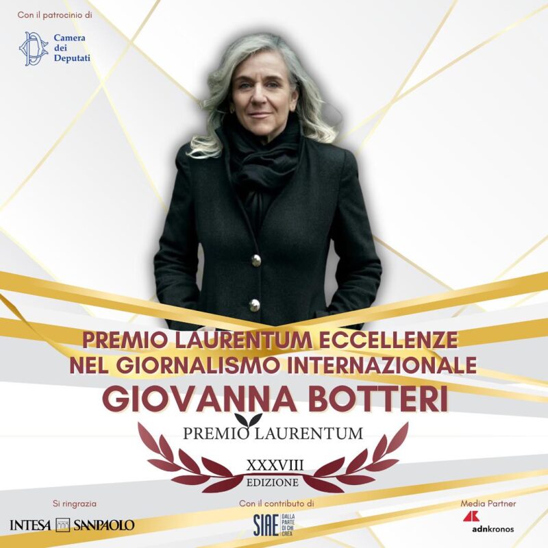 Giovanna Botteri Premiata Per