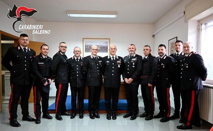 Il Generale La Gala In Visita