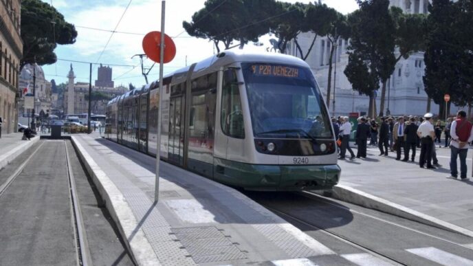 Il Servizio Tramviario A Roma