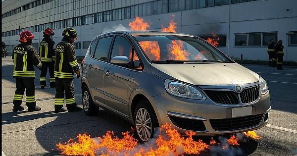 Incendio Di Una Lancia Musa A