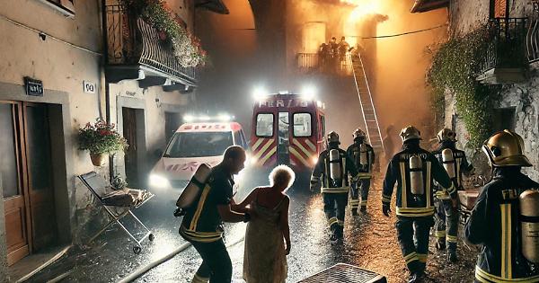 Incendio In Garage A Pont Cana