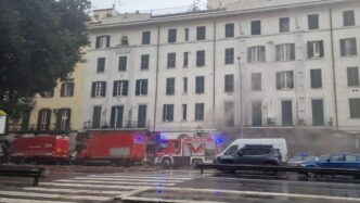 Incendio In Pasticceria Ad Ost