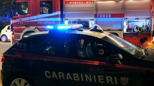 Incendio Notturno A Roma Distr