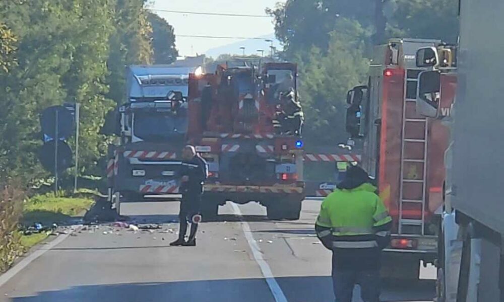 Incidente Stradale Sulla Via D