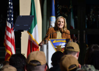 Jill Biden Celebra Il Sostegno