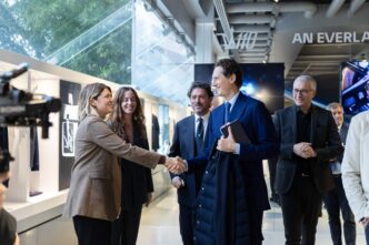 John Elkann Visita La Sede Mas
