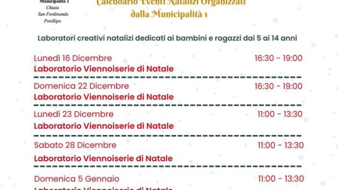 Laboratori Natalizi A Napoli3A