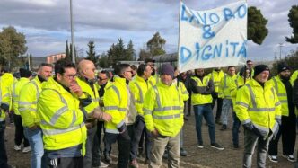 Lavoratori In Sciopero A San N
