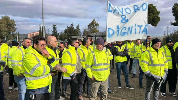Lavoratori In Sciopero A San N