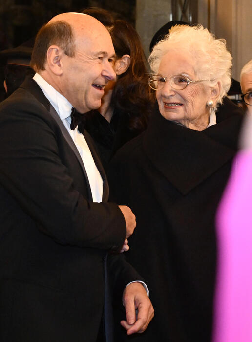 Liliana Segre Al Palco Della S
