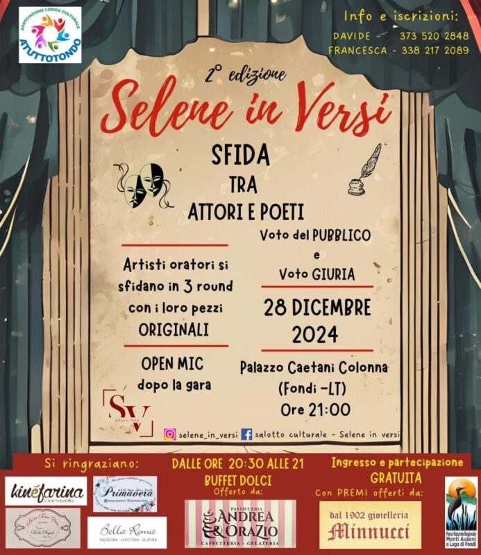 Poeti E Attori In Arena3A Il Ri