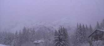 Prima Neve Stagionale In Ligur