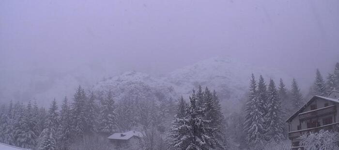 Prima Neve Stagionale In Ligur