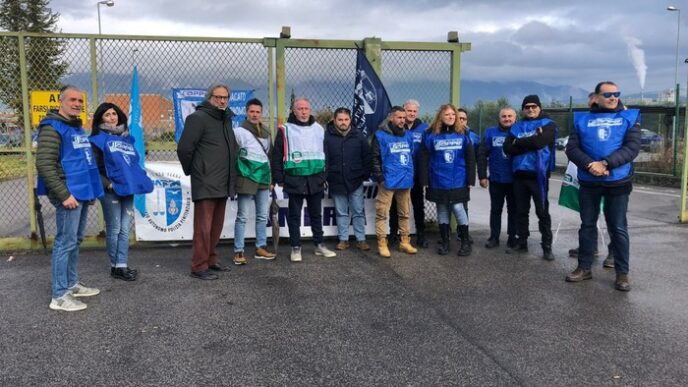 Protesta Dei Sindacati Di Poli