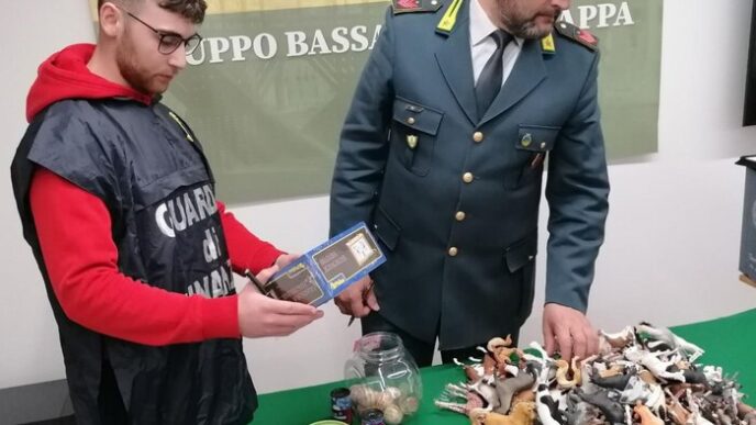 Sequestro Di Addobbi E Giocatt