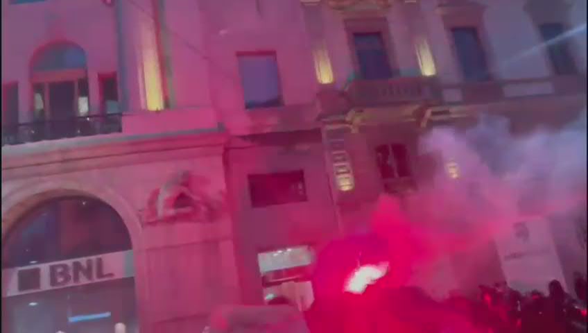 Tensioni Durante Il Corteo Di