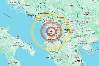 Territorio Albanese Scosso Da