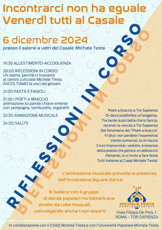 Tor Sapienza3A Serata Di Cultur