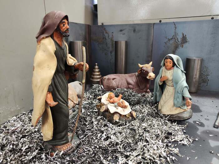 Un Presepe Metalmeccanico A Ci