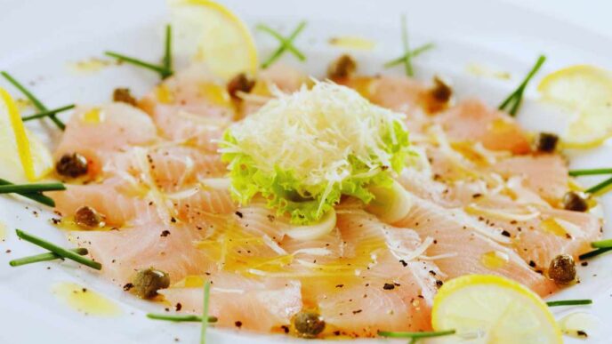 Ricetta Del Carpaccio Di Pesce