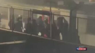 Aggressione A Bordo Di Un Tren