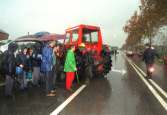Agricoltori In Protesta3A Tratt
