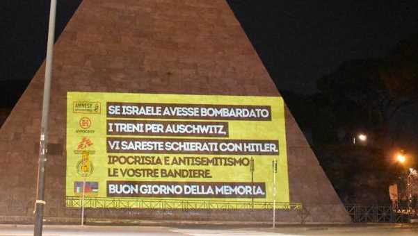 Cartelli Provocatori A Roma Su