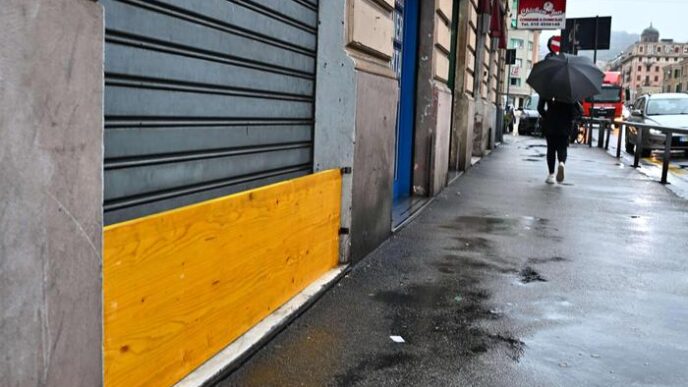 Commerciante A Genova Sfrutta