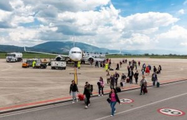 Crescita Dell27Aeroporto Di Per