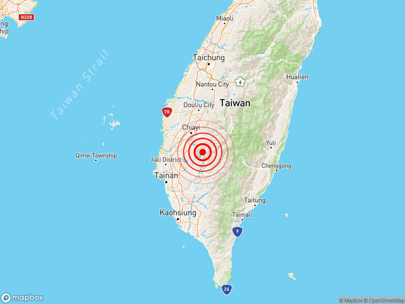 Forte Terremoto Colpisce Taiwa