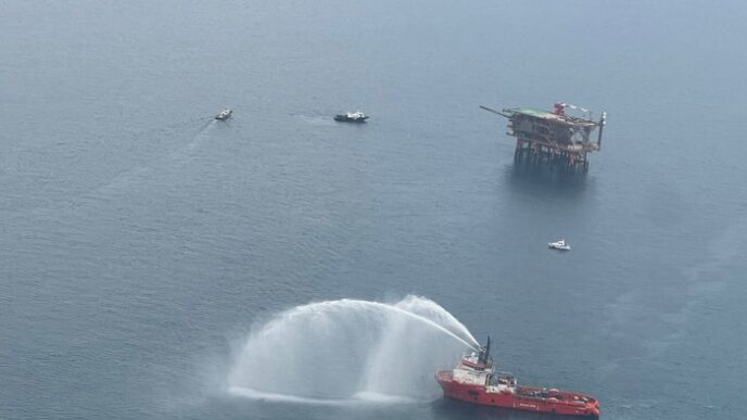 Incendi Su Piattaforme Petroli