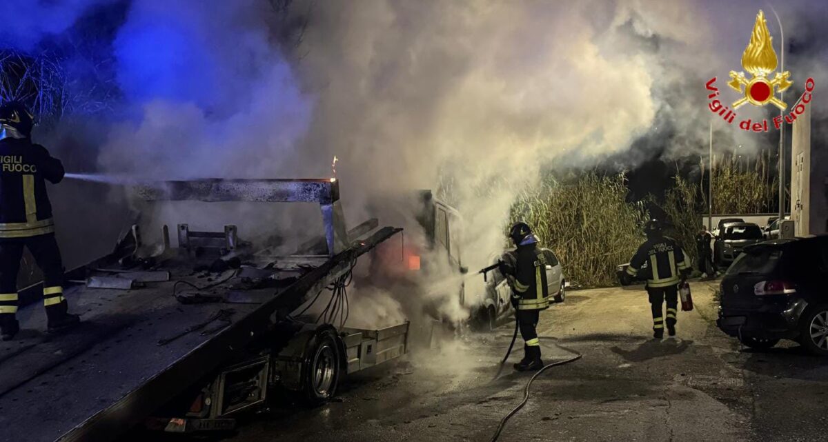 Incendio Auto A Santa Marinell