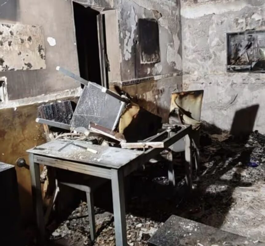 Incendio In Una Palazzina Di S