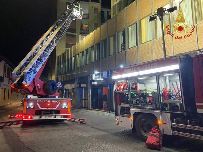 Incendio Notturno A Vigevano3A
